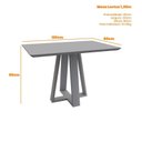 Ver imagem 3 de Mesa de Jantar Lectus 120x80cm Ype/off White