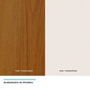 Ver mais imagens de Guarda Roupa 4 Portas Com Espelho E Pés Freijó Com Areia