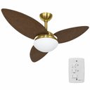 Ver imagem 1 de Ventilador Infinity Lótus 1025 3 Pás Tabaco com Chave