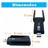Adaptador Conversor Wi-fi 1300mbps Dual Band 5ghz / 2.4 Ghz Internet Fibra - 2