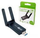 Ver imagem 1 de Adaptador Conversor Wi-fi 1300mbps Dual Band 5ghz / 2.4 Ghz Internet Fibra