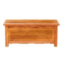 Ver imagem 4 de Baú Banco 1m Madeira Maciça Natural