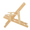 Ver imagem 2 de Kit 2 Espreguiçadeiras Dobrável Madeira Maciça Natural Adulto e Infantil