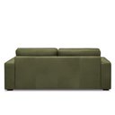 Ver imagem 7 de Sofá Decorativo Agatha 3 Lugares Sala de Estar 235cm Pés em Madeira Couro Fendi G88 - Gran Belo