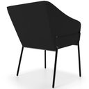 Ver imagem 7 de Kit 2 Cadeiras para Sala de Jantar Estar Living Olívia L02 Suede Preto - Lyam Decor