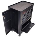 Ver imagem 3 de Carrinho para Ferramentas 5 Gavetas com Suporte Torquímetro Preto Gedore