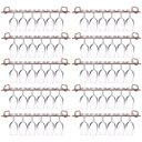 Ver imagem 1 de Conjunto 10 Organizadores Suportes De Taças 42cm Porta Taças Retos Rose Gold