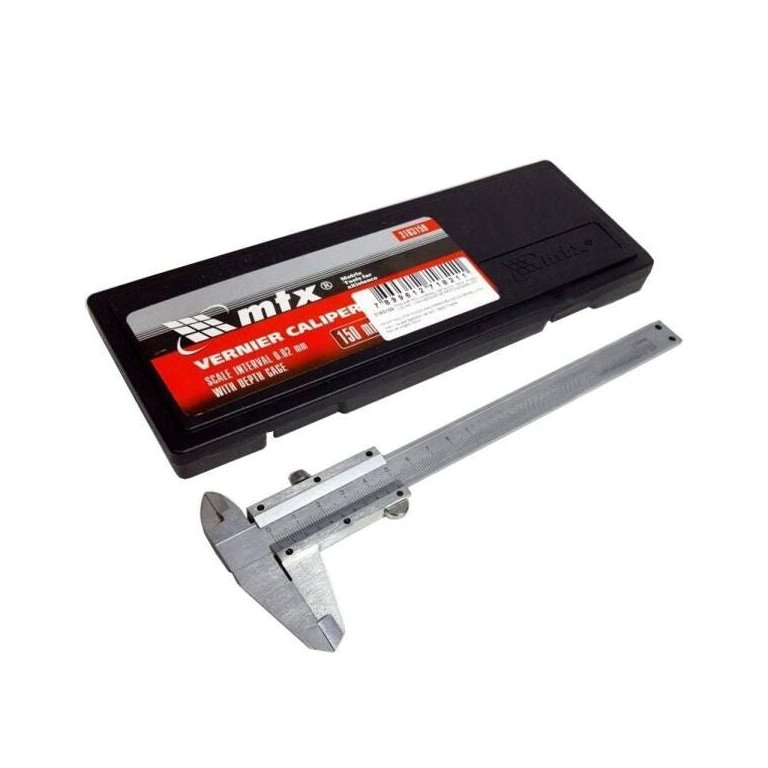 Paquímetro Universal 150mm 6 polegadas em Aço Inox MTX