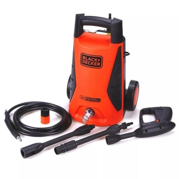 Lavadora Alta Pressão Black & Decker BEPW1600 1300W Portatil 110Bar Auto  Succção - Lavadora de Alta Pressão - Magazine Luiza