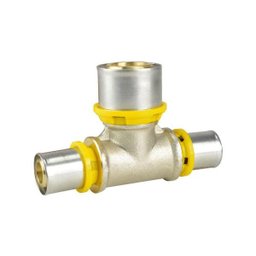 Conector TE Redução Gás 16x20x16mm Amanco - 1