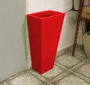 Ver imagem 6 de Kit 3 Vaso Planta 60x30 Trapézio Parede Polietileno BGPLASTICOS V17 VERMELHO PAU BRASIL 005