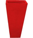 Ver imagem 5 de Kit 3 Vaso Planta 60x30 Trapézio Parede Polietileno BGPLASTICOS V17 VERMELHO PAU BRASIL 005