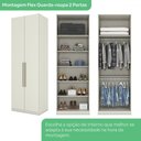 Ver imagem 4 de Guarda-roupa Casal Modulado Seletto 11 Portas 9 Gavetas com Espelho Me20 Areia - Henn