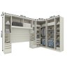 Guarda-roupa Casal Modulado Seletto 11 Portas 9 Gavetas com Espelho Me20 Areia - Henn - 3