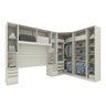 Guarda-roupa Casal Modulado Seletto 11 Portas 9 Gavetas com Espelho Me20 Areia - Henn - 2