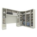 Ver imagem 2 de Guarda-roupa Casal Modulado Seletto 11 Portas 9 Gavetas com Espelho Me20 Areia - Henn