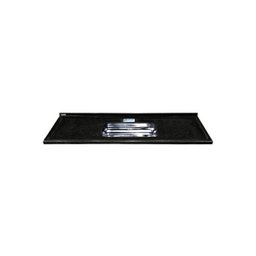 Pia de Granito com Cuba em Inox Master Plus 150cm Preto São Gabriel - 1