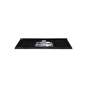 Pia de Granito com Cuba em Inox Master Plus 150cm Preto São Gabriel