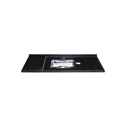 Pia de Granito com Cuba em Inox Master Max 180cm Preto São Gabriel - 1