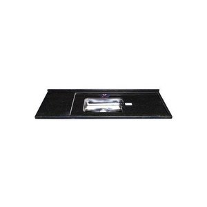Pia de Granito com Cuba em Inox Master Max 180cm Preto São Gabriel