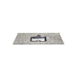 Pia de Granito com Cuba em Inox Master Pop 120cm Amarelo Arabesco - 1
