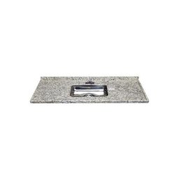 Pia de Granito com Cuba em Inox Master Pop 120cm Amarelo Arabesco - 2