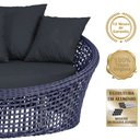 Ver imagem 3 de Chaise Hungria Alumínio Pintura Fendi Corda Náutica E12 Trama Original
