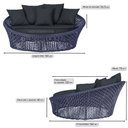 Ver imagem 2 de Chaise Hungria Alumínio Pintura Fendi Corda Náutica E12 Trama Original