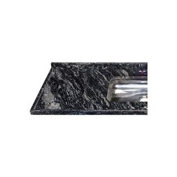 Pia de Granito com Cuba em Inox Master Pop 120cm Preto Indiano - 3