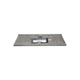 Pia de Granito com Cuba em Inox Master Pop 120cm Cinza Corumbá - 5