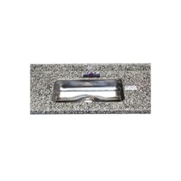 Pia de Granito com Cuba em Inox Master Pop 120cm Cinza Corumbá - 2