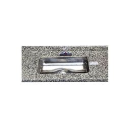 Pia de Granito com Cuba em Inox Master Pop 120cm Cinza Corumbá - 1