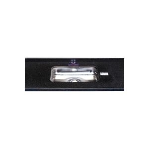 Pia de Granito com Cuba em Inox Master Pop 120cm Preto São Gabriel