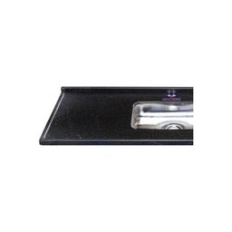 Pia de Granito com Cuba em Inox Master Pop 120cm Preto São Gabriel - 2