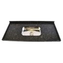 Ver imagem 2 de Pia de Granito Granemar Verde Ubatuba – 120x55cm – Granito Verde Ubatuba