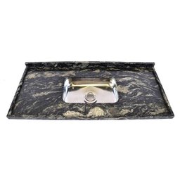 Pia De Granito Para Cozinha Levorato Indiano – 120x55cm – Granito Indiano Preto - 8