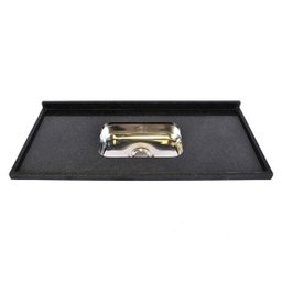 Pia De Granito Para Cozinha Levorato – 120x55cm – Granito Preto - 6