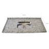 Pia De Granito Para Cozinha Levorato Arabesco – 120x55cm – Granito Arabesco - 2