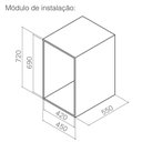 Ver imagem 3 de Coluna Baixa Deslizante com 2 Bandejas Masutti Organize Aço Carbono Organizador de Cozinha Armário