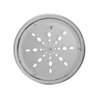 Grelha Circular Aço Inox com Caixilho 10cm Anti-inceto Astra - 1