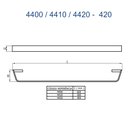 Ver imagem 2 de Porta Toalha 30cm Fani Essence Cromado 4410 C420