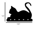 Ver imagem 2 de Porta Chaves de Parede 6mm Felino MDF:BRANCO