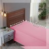 Lençol Solteiro 300 Fios Virol de Algodão Infantil sem Elástico Beliche:rose - 3