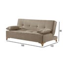 Ver imagem 2 de Sofá Cama 2 Lugares Living M-143 Veludo Martins Bege