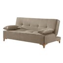 Ver imagem 1 de Sofá Cama 2 Lugares Living M-143 Veludo Martins Bege