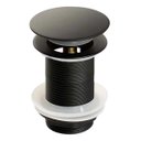 Ver imagem 1 de Válvula Click Luxo Inox 304 Preta Cuba Banheiro 7/8