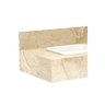 Gabinete para Banheiro com Cuba Embutida Max 80 32x80cm Travertino - 3