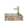 Tampo de Granito com Cuba de Embutir Ônix 81x41cm Amarelo Ornamental - 5