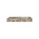 Ver imagem 4 de Tampo de Granito com Cuba de Embutir Ônix 81x41cm Amarelo Ornamental