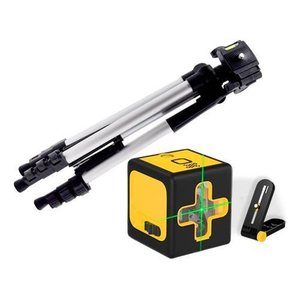 Kit Nível a Laser Verde 20 Metros Recarregável com Tripé Giratório 360° e Suporte Magnético Profissi